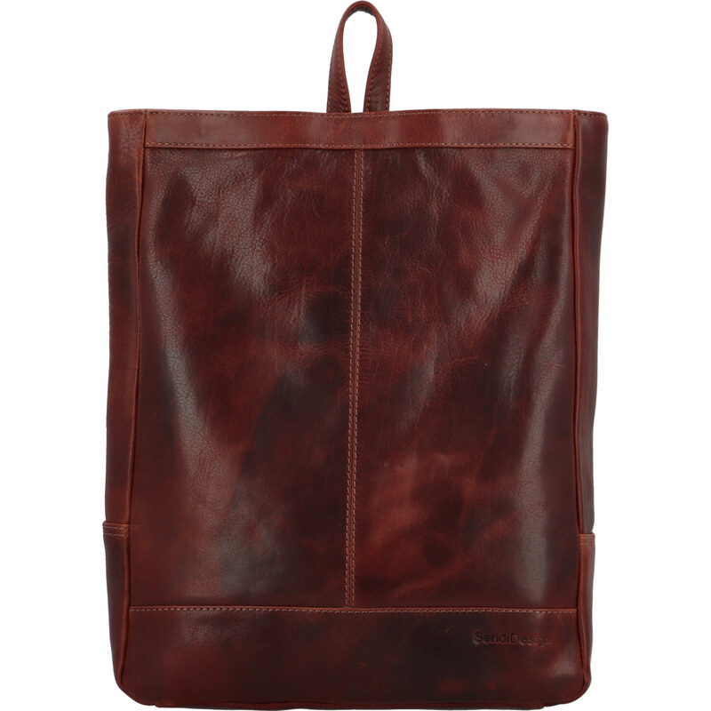 Kožený batoh koňakovo hnedý - SendiDesign Vigano koňak 60478745