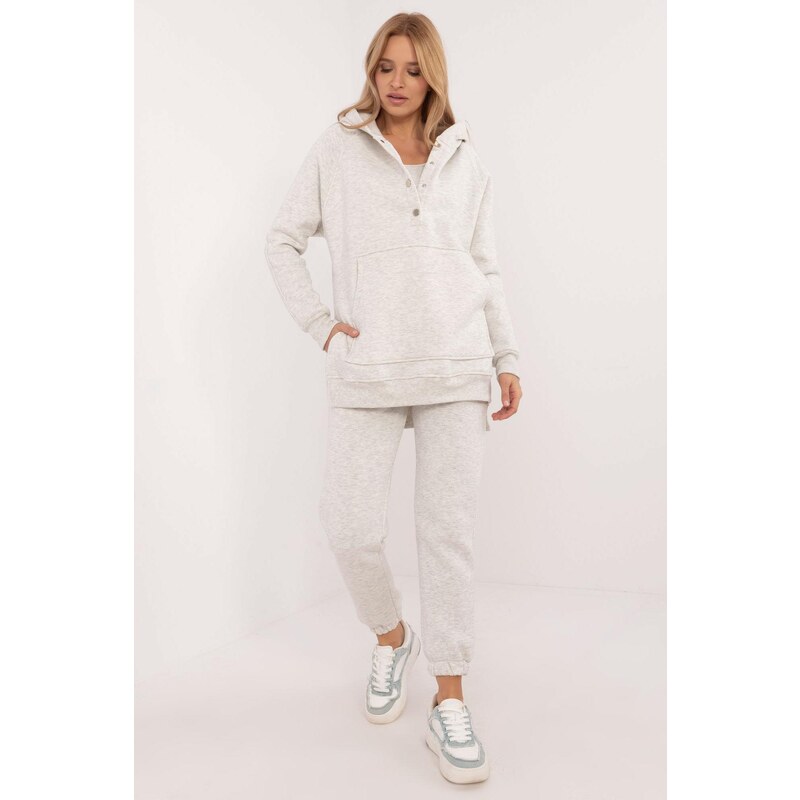 MladaModa 3-dielna zateplená tepláková súprava s topom model 84732 60493680