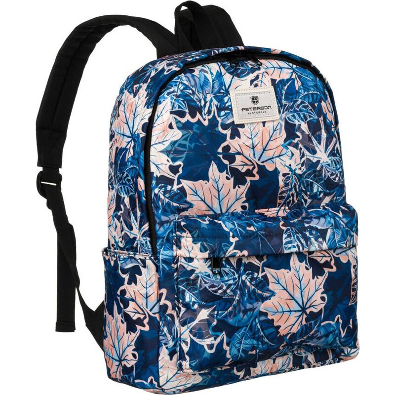 Tmavomodrý batoh s listami Peterson PTN 79904 59080281