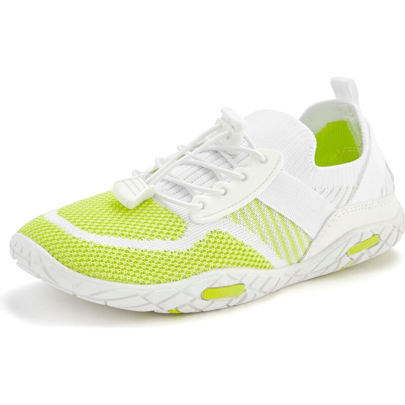 LASCANA Nízke tenisky svetlozelená / biela 54313628