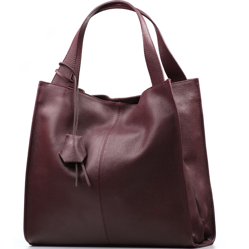 Blaire Kožená shopper kabelka Jane bordó 65629011