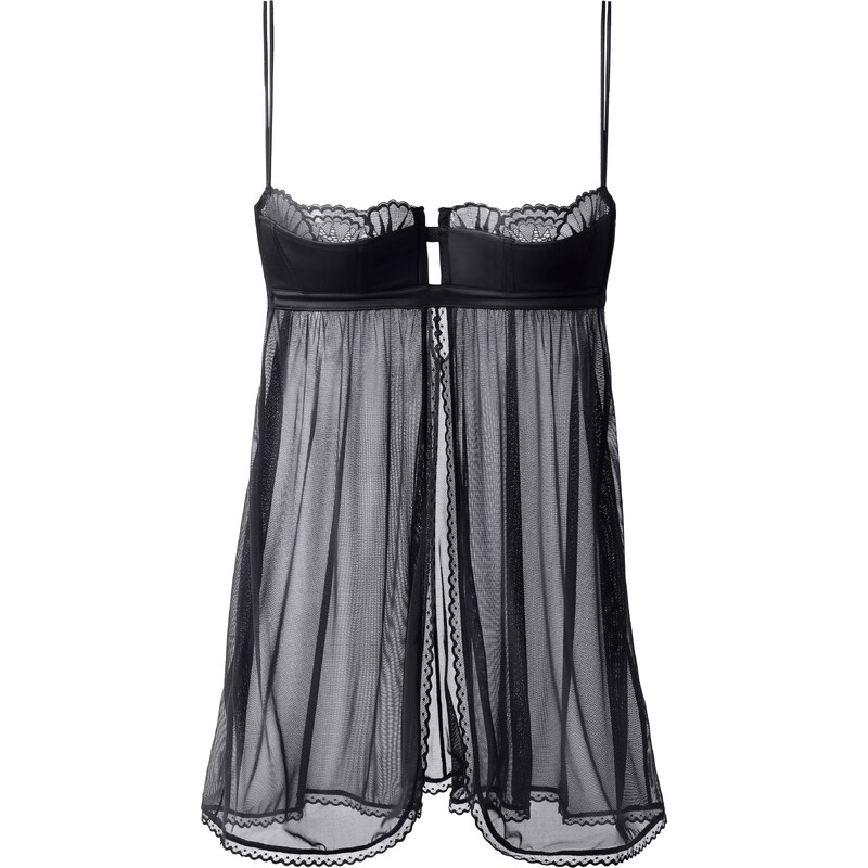 PETITE FLEUR GOLD Negližé čierna 63147061