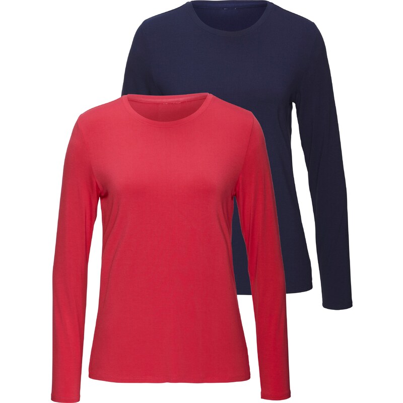 LASCANA Tričko modrá / červená 61943958