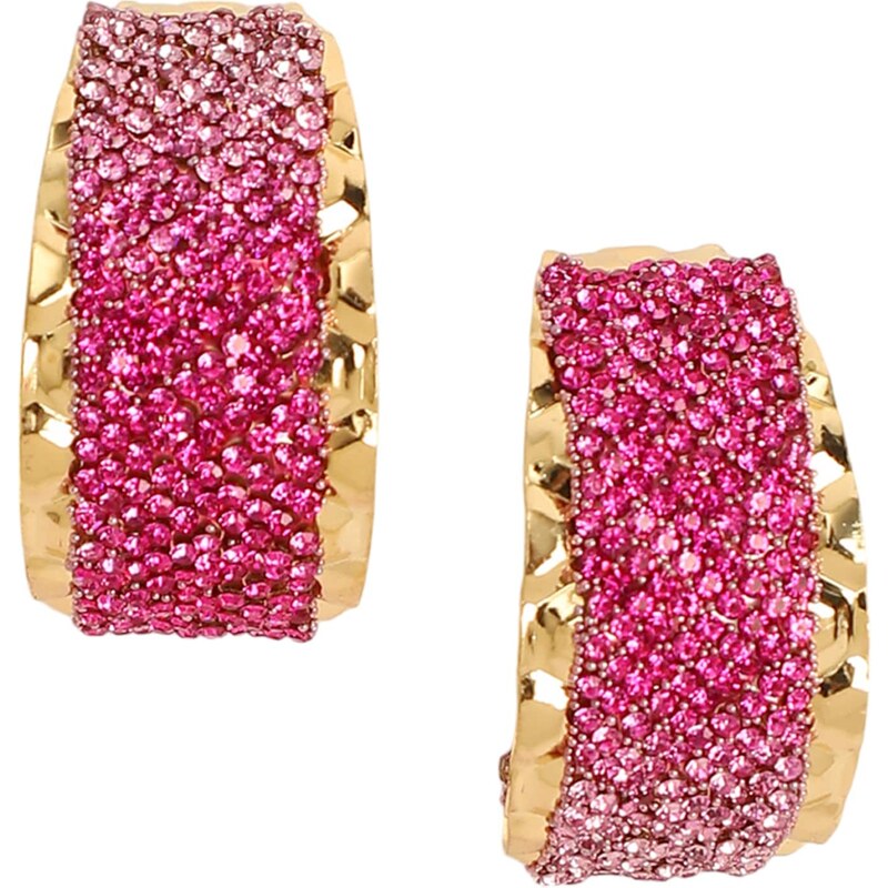 SOHI Náušnice zlatá / ružová 63148523