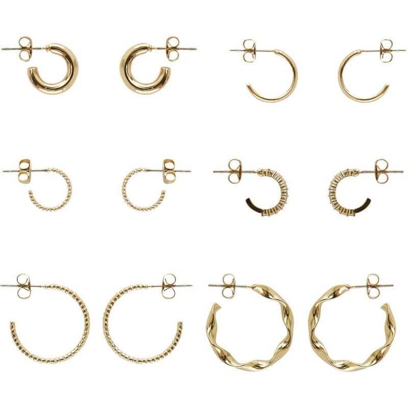 PIECES Náušnice PCDIONA zlatá 63148890