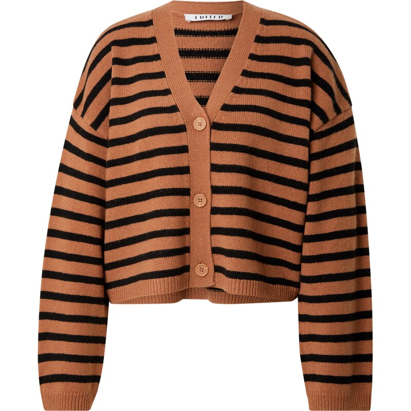 EDITED Kardigán Edana hnedá / čierna 62468496