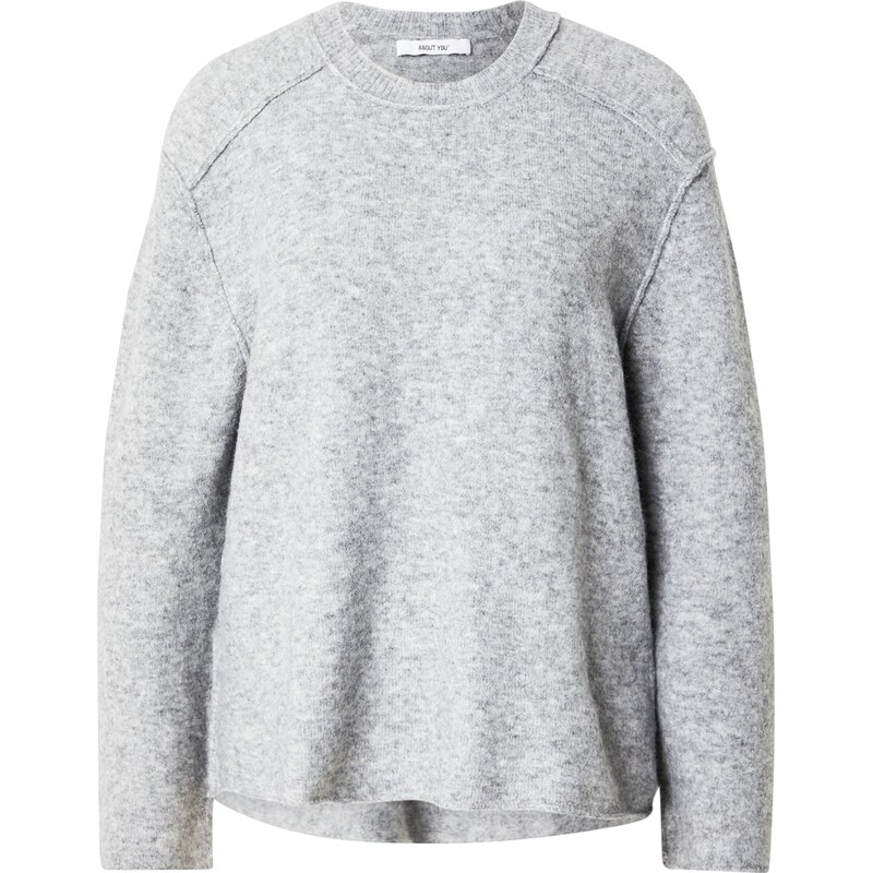 ABOUT YOU Sveter Birka sivá melírovaná 61579294