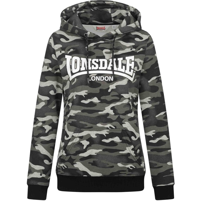 LONSDALE Mikina CLOUGH sivá / antracitová / svetlosivá / čierna 60869454