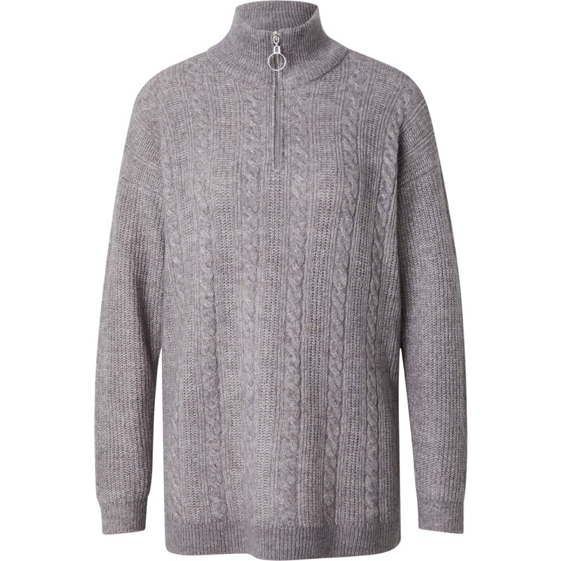 VERO MODA Sveter VMMILI sivá melírovaná 63149690