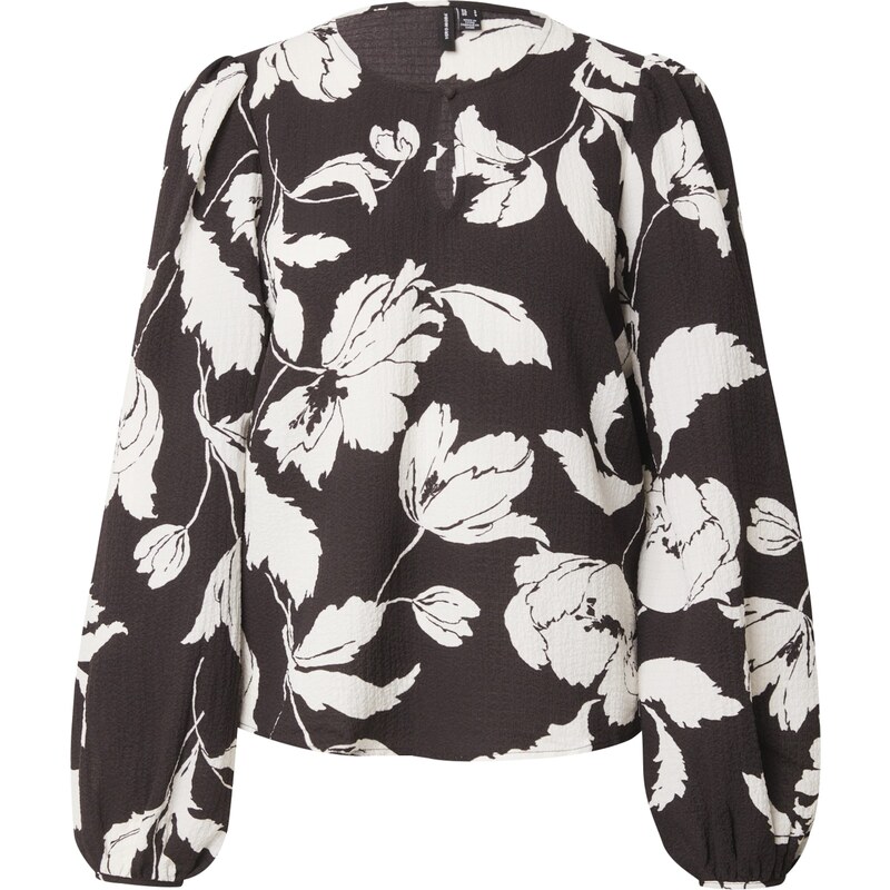VERO MODA Blúzka VMMACHA čierna / biela 63059696