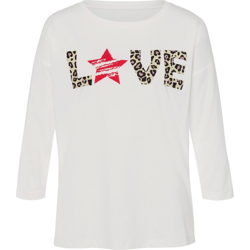 heine Tričko nebielená / orgovánová / ružová / čierna 62582776