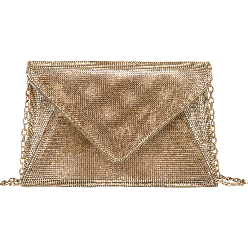 Peterson Zlatá elegantná listová kabelka so zirkónmi PTN XS101 57236443