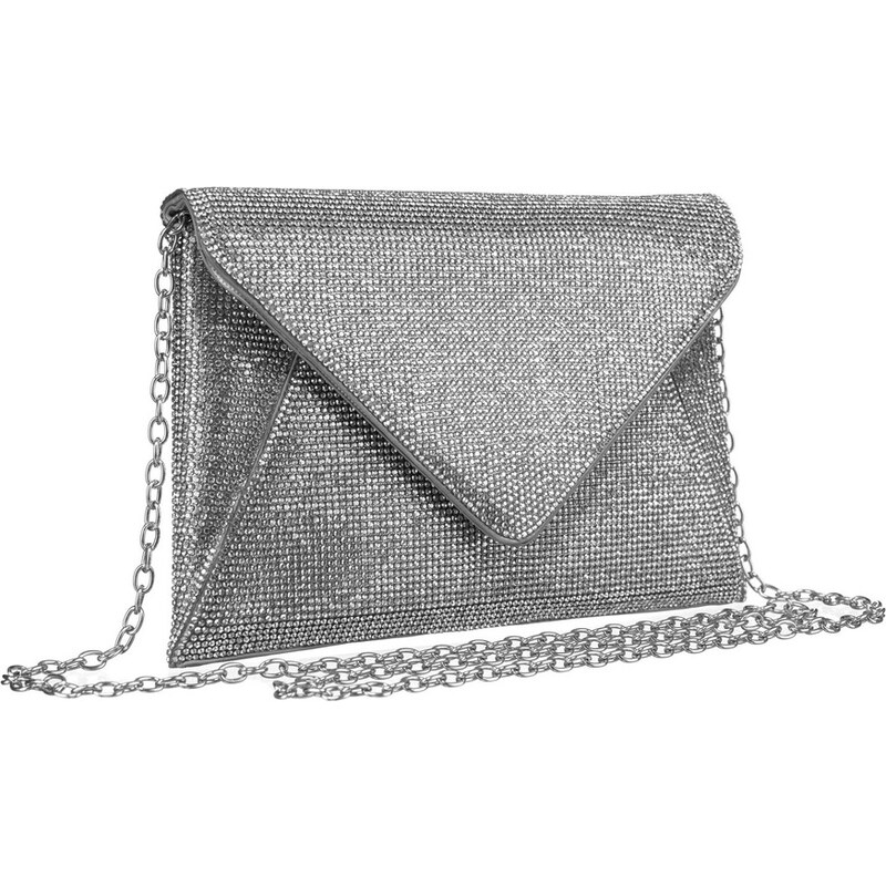 Peterson strieborná elegantná listová kabelka so zirkónmi PTN XS101 57236444