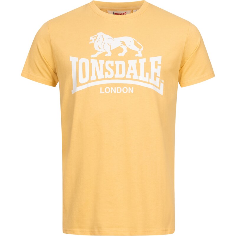 LONSDALE Tričko St. Erney pastelovo žltá / biela 60869532