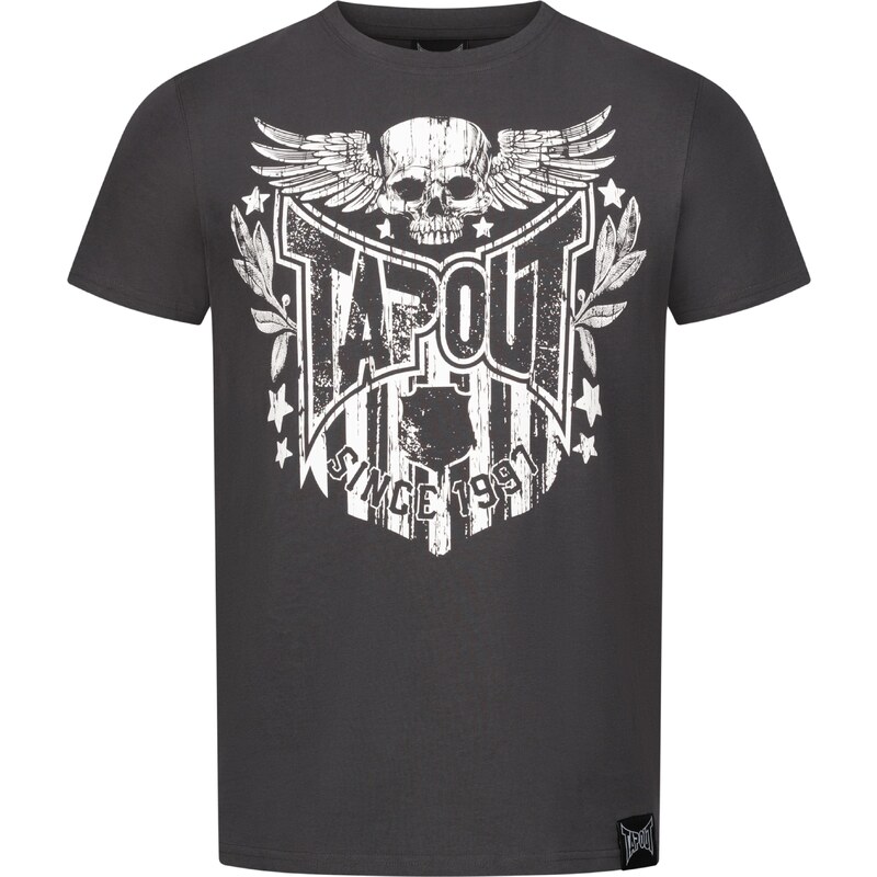 Tapout Tričko Westlake antracitová / biela 60869534