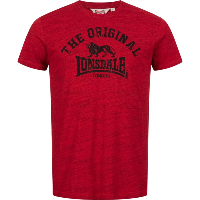 LONSDALE Tričko červená / červená melírovaná / čierna 60869514