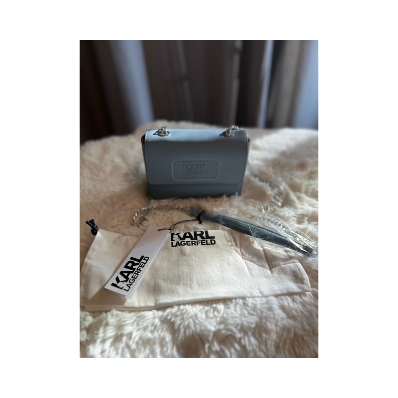 Dámska Kabelka Karl Lagerfeld blue stone crossbody, večerná, 60113393