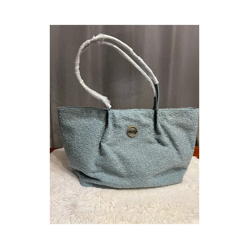 Dámska Kabelka PINKO - NASTRO Shopping Blue na rameno 60113435