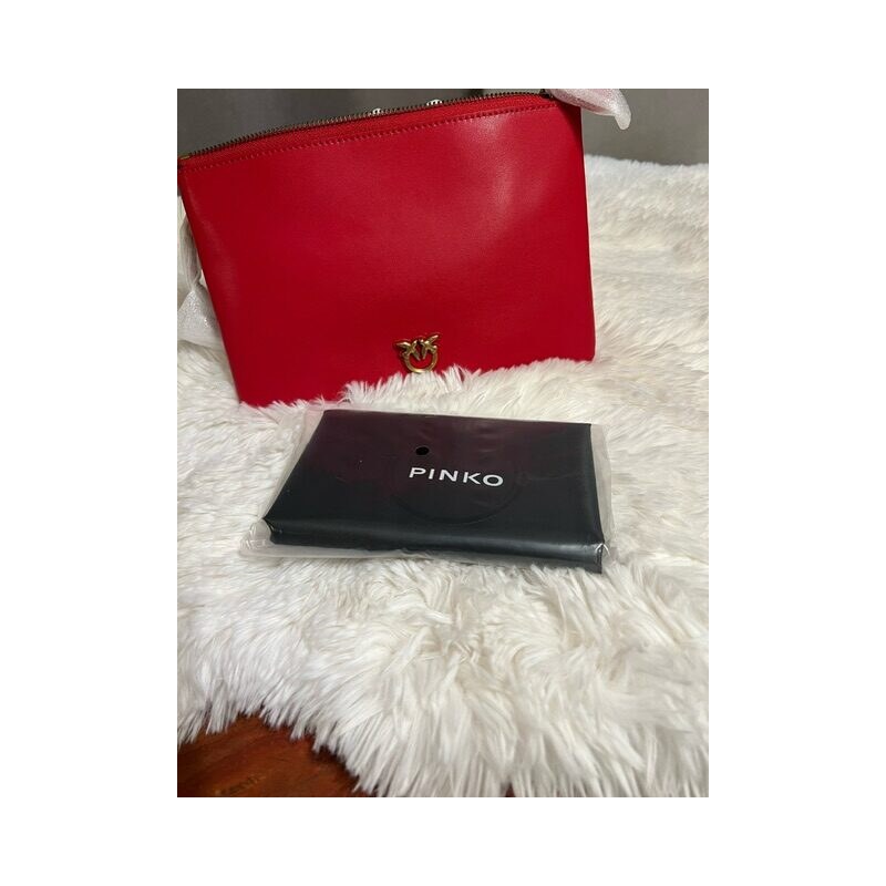 Dámska Kabelka kožená PINKO - FLAT CLASSIC listová 60113380
