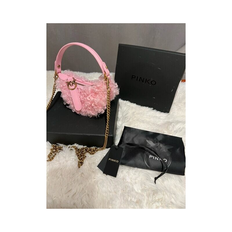 Dámska Kabelka PINKO Half Moon Micro večerná spoločenská crossbody 60113384