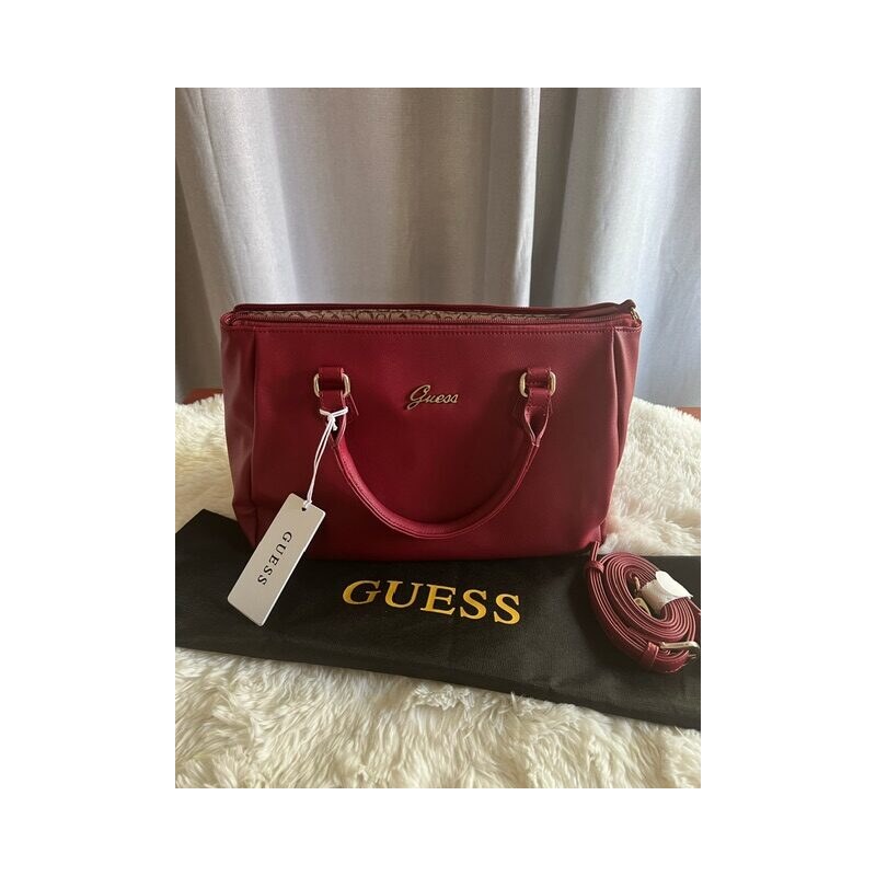 Dámska Kabelka crossbody Guess Lorelai Satchel červená 60113404