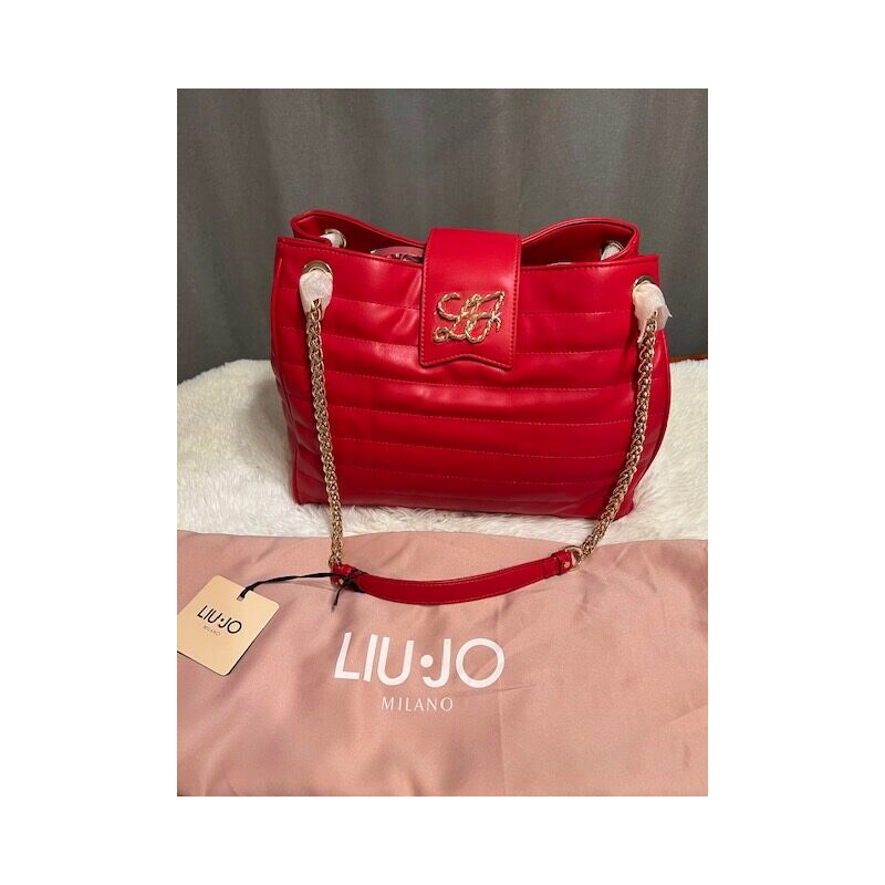 Dámska Kabelka LIU JO red L na rameno, crossbody 60113457