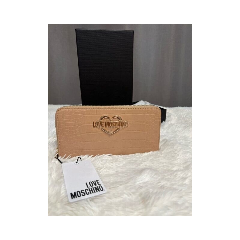 Dámska peňaženka LOVE MOSCHINO Porta Fogli Croco 60113459