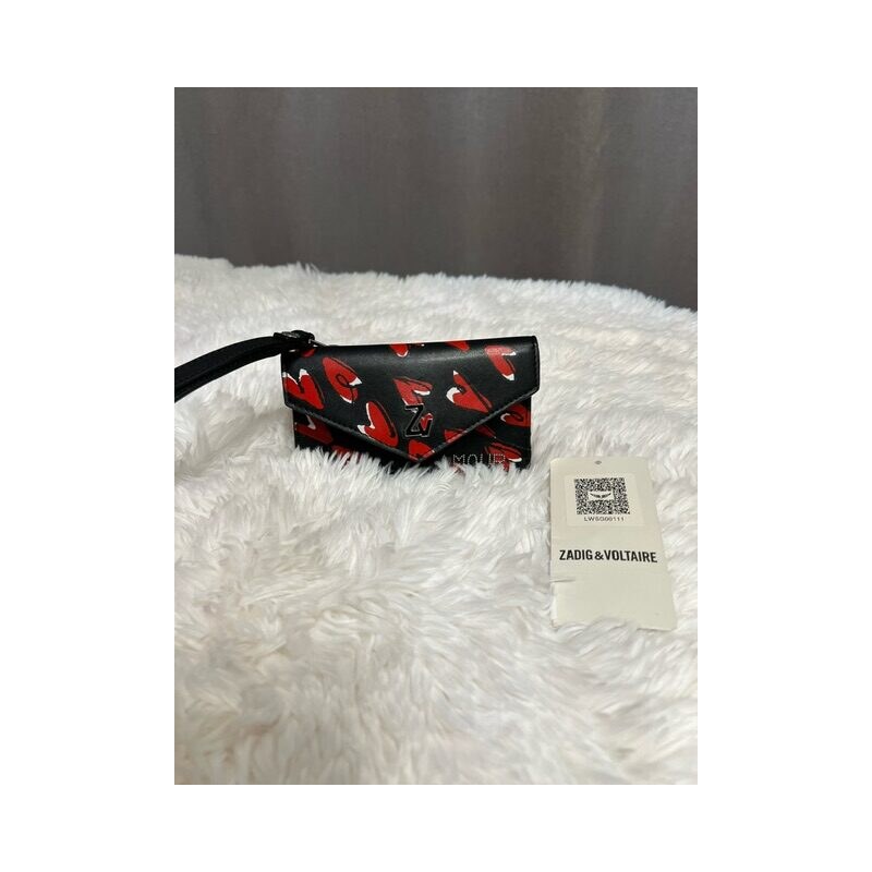 Dámska kožená peňaženka ZADIG & VOLTAIRE Small Heart 60113468