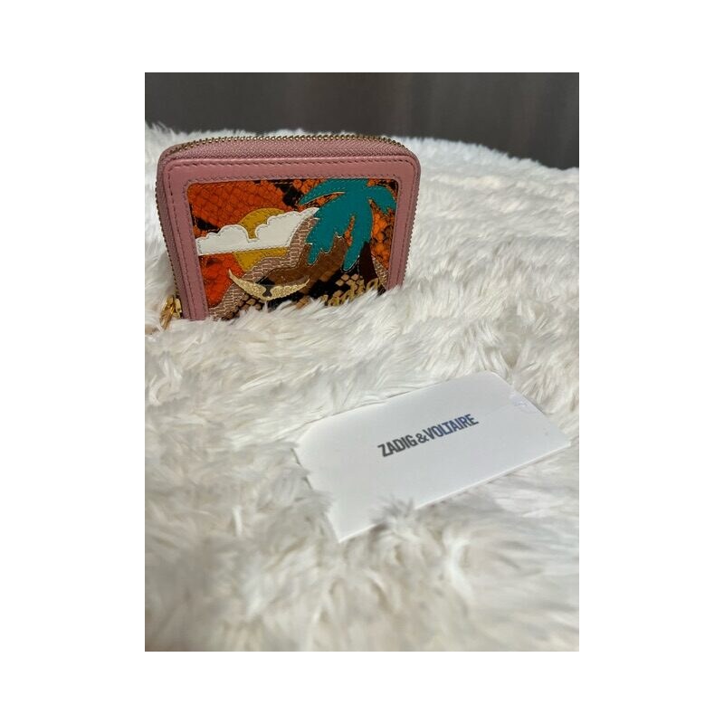 Dámska kožená peňaženka ZADIG & VOLTAIRE mini Island 60113469