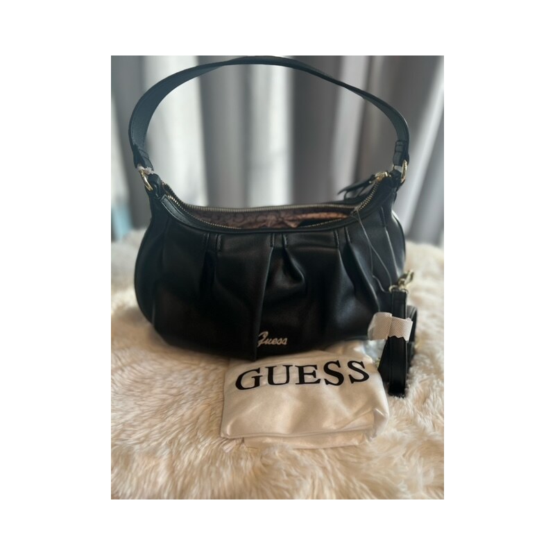 Dámska Kabelka GUESS LAETI Satchel Black crossbody 60521991