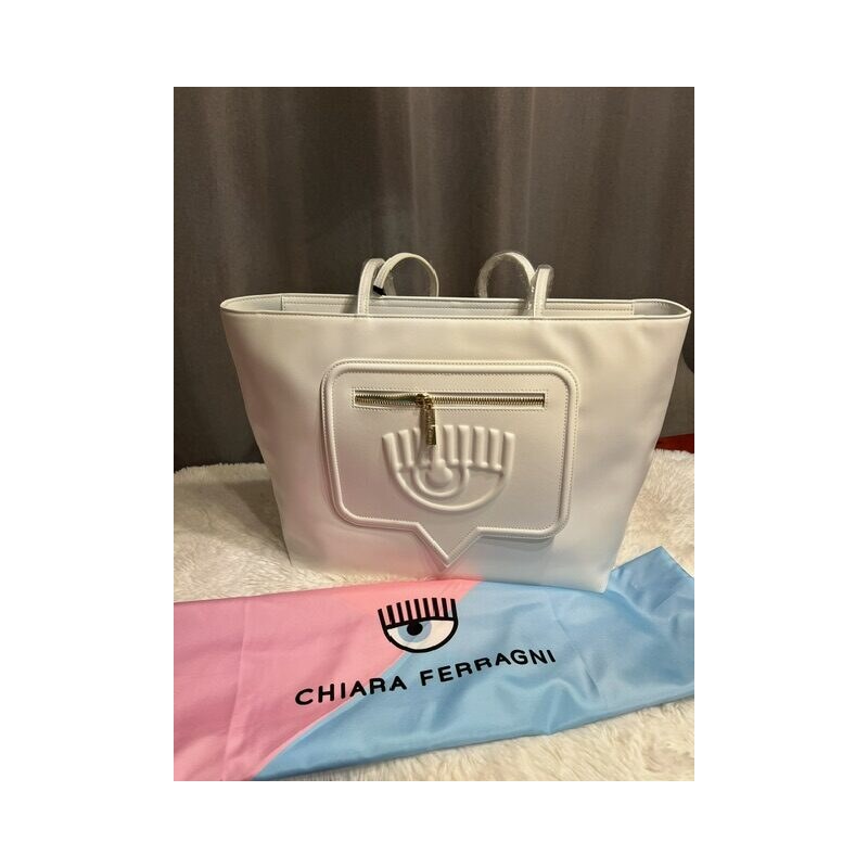 Dámska Kabelka CHIARA FERRAGNI - RANGE F Eyelike Packet White, na 60113448