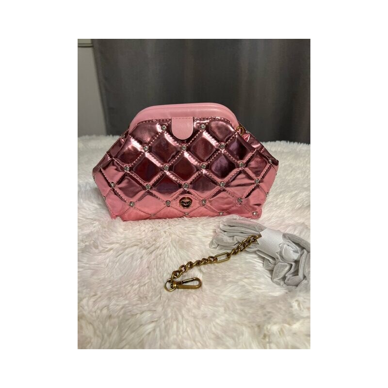 Dámska Kabelka PINKO PETALO Pouch Pink crossbody , večerná, 60146108