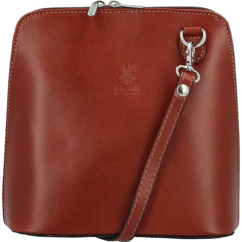 Delami Vera Pelle Dámska kožená crossbody hnedá - Delami Jaime hnedá 60619218