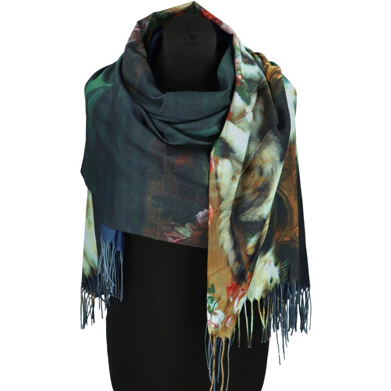 CASHMERE Módny dámsky šál Winifre, mačky 2 66840541