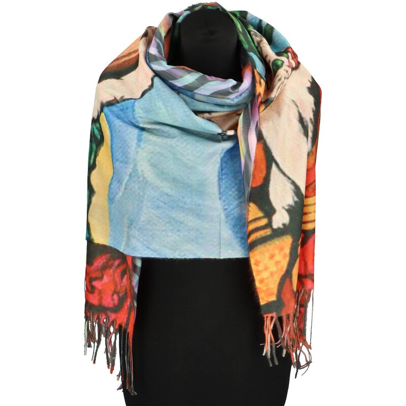 CASHMERE Módny dámsky šál Winifre, mačky 1 66881170