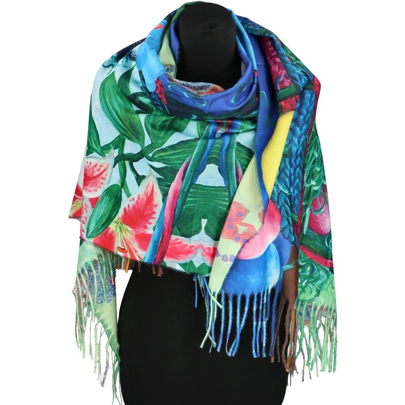 Dámsky šál farebný - Firenze Africo Ľalia farebná 60645186