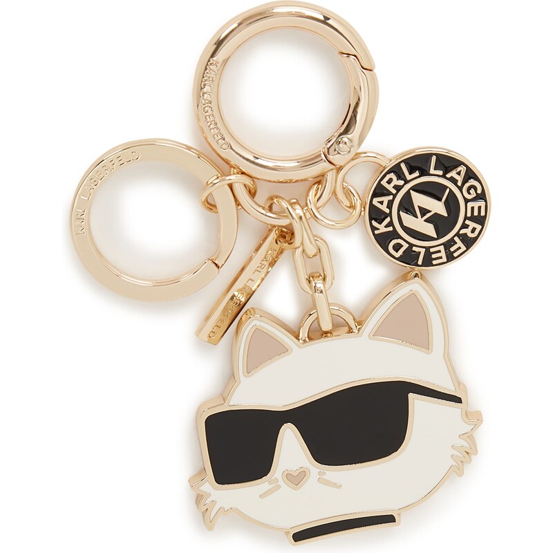 Karl Lagerfeld Prívesky na kľúče IKON CHOUPETTE krémová / tmavobéžová 60914041