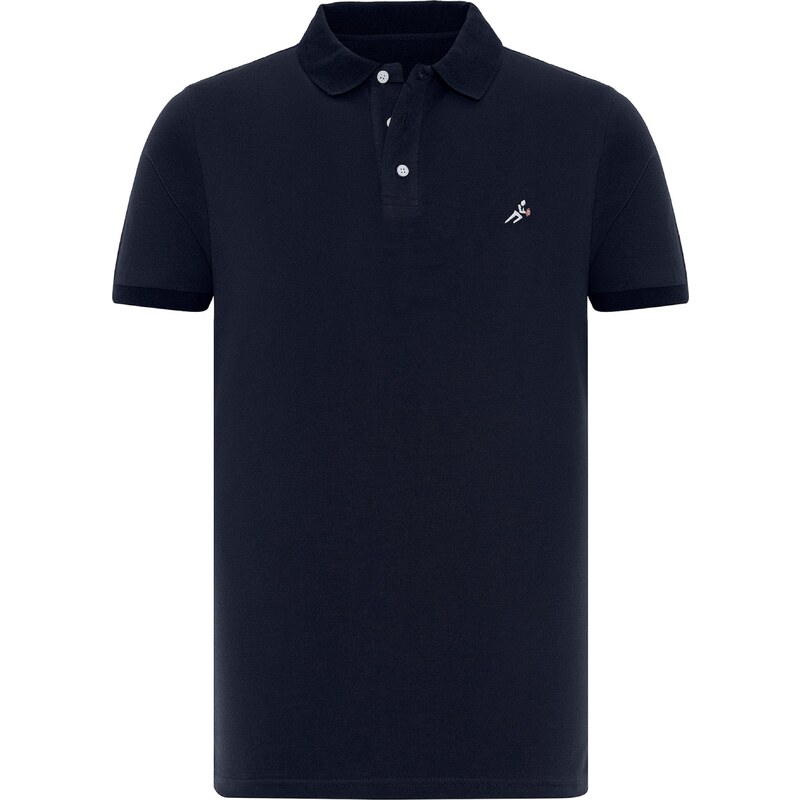 Moxx Paris Tričko námornícka modrá / hnedá / biela 61589607