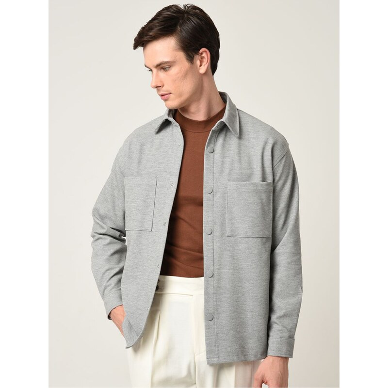 Antioch Košeľa svetlosivá 60542111