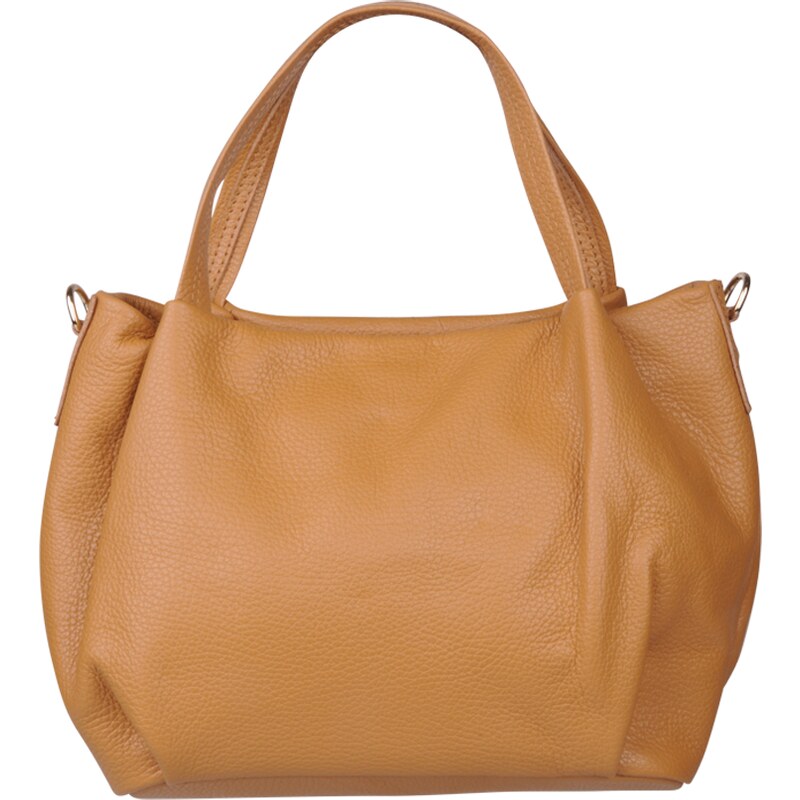 Camel kožená talianska crossbody kabelka Tea Camel NovaKabelka.sk 60566182