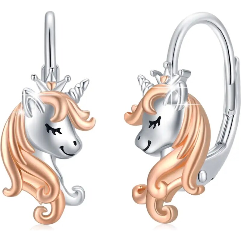 Olivie Strieborné náušnice JEDNOROŽEC 9220 60821559