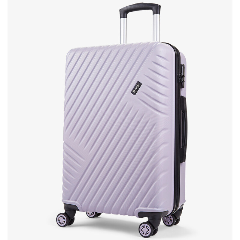 Cestovný kufor ROCK Santiago M ABS - fialová 62195428