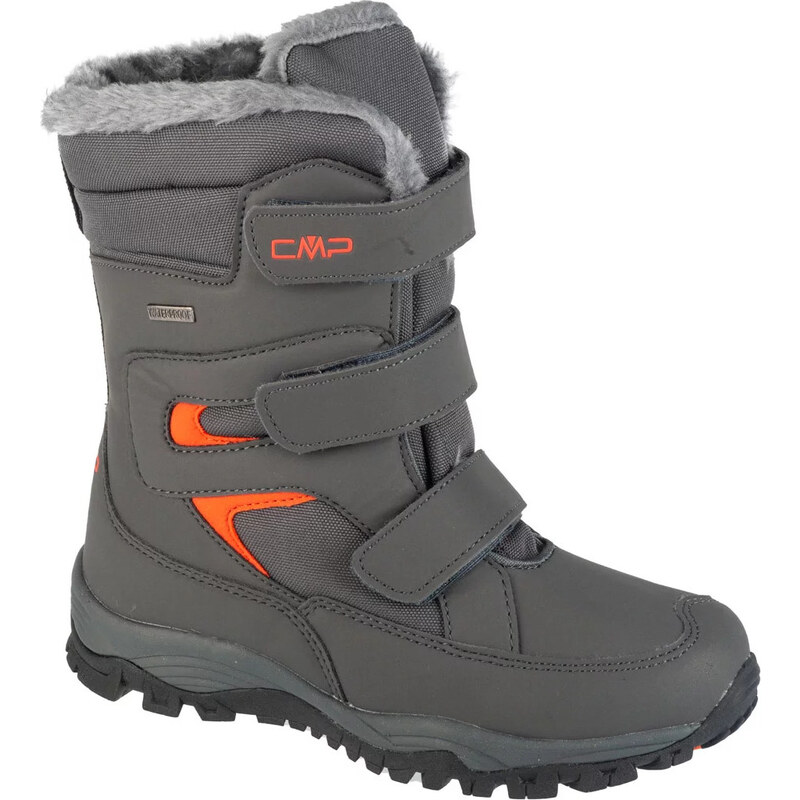 Sivé detské snehule CMP Hexis Snow Boot 30Q4634-80US 60578526