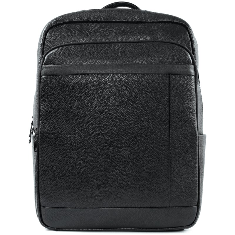 SOLIER Elegantný čierny kožený batoh SOREN Plecak SV20 SOREN 24146 60578536