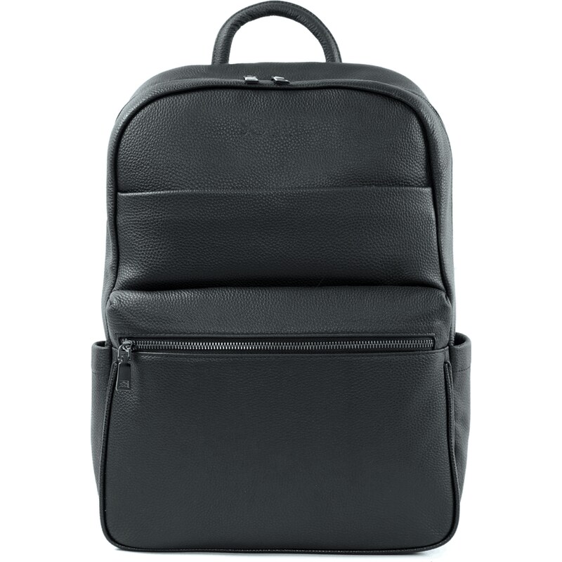 SOLIER Černý kožený batoh JASPER Plecak SV19 JASPER 2419 60578537