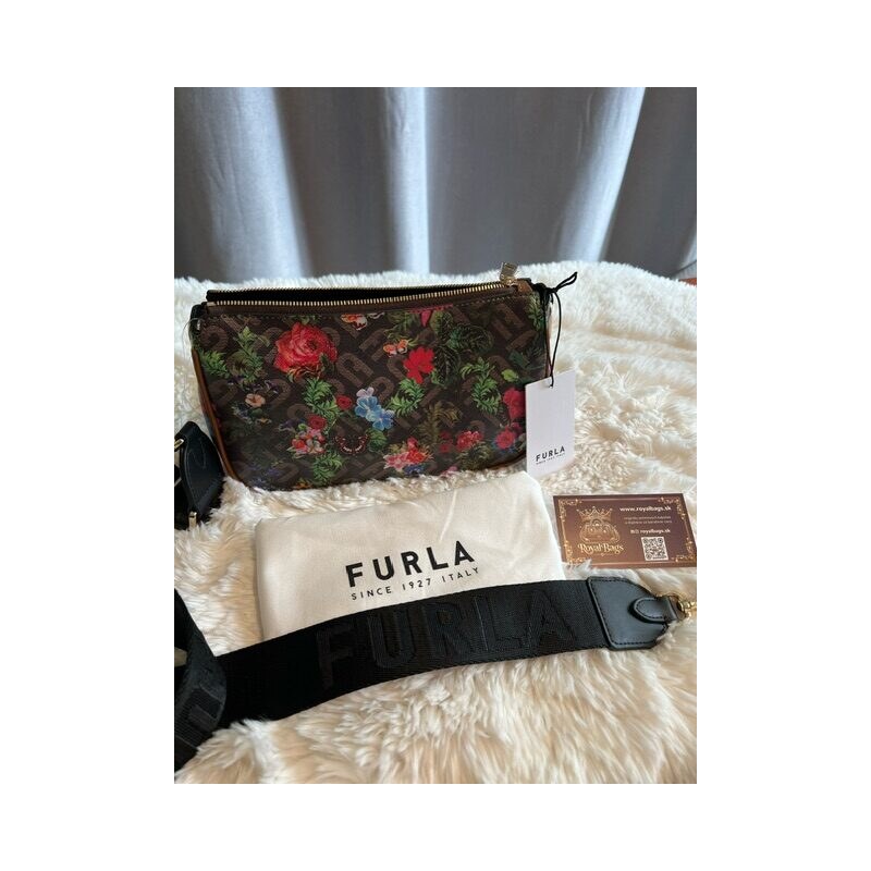 Dámska Kabelka Furla Moon S Canvas Glossy crossbody 60113353