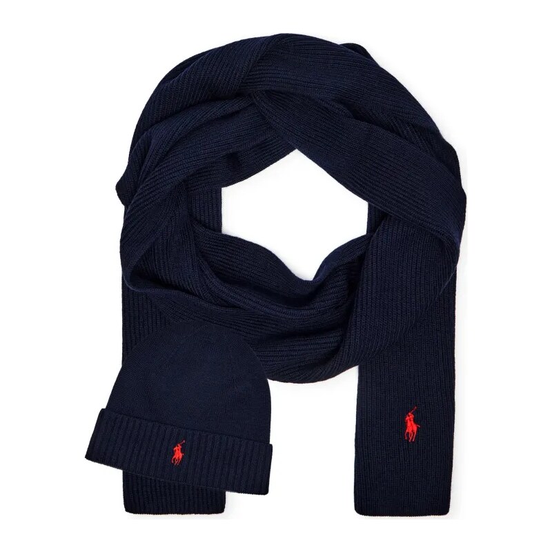 POLO RALPH LAUREN Vlnený šál + čiapka 60582107