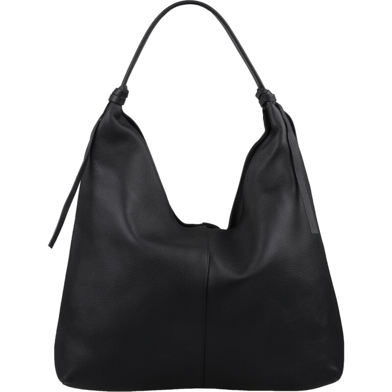 Čierna kožená talianska kabelka Ines Nera NovaKabelka.sk 60586771