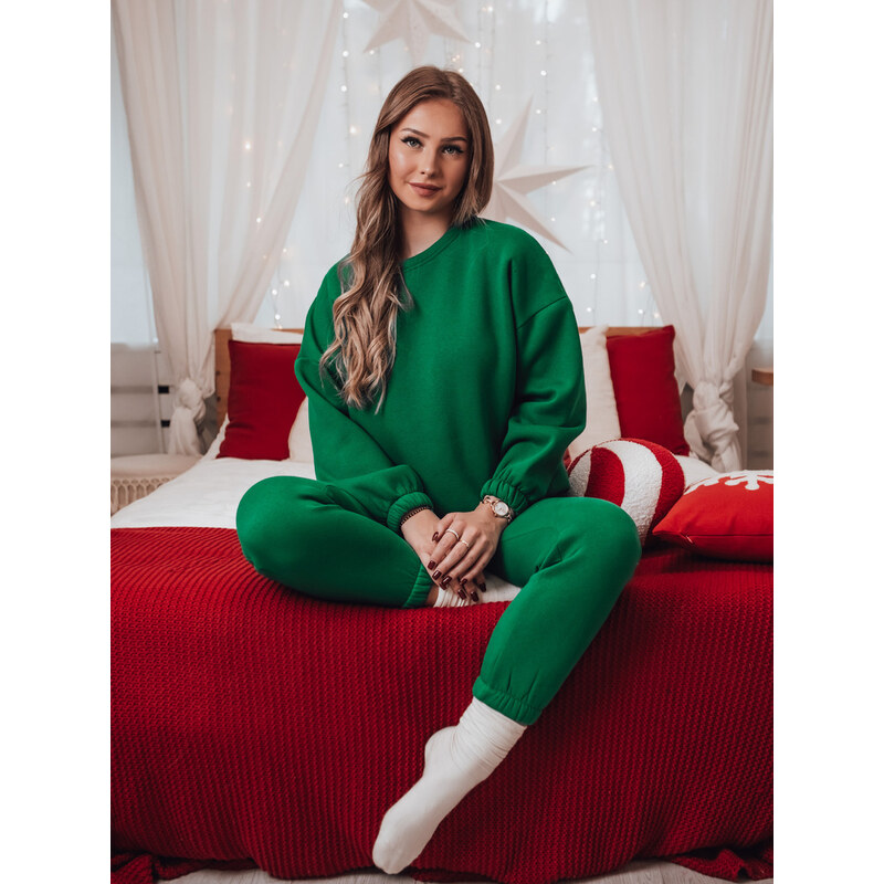 DStreet Dámsky teplákový komplet ARIELLA PREMIUM zelený 60594577