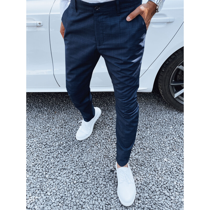 DStreet Pánske chinos nohavice tmavomodré 60595225